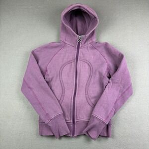 Lululemon Scuba Hoodie Womens 8 Dewberry Wee Zip Thick Heavy‎ Gym Yoga Purple